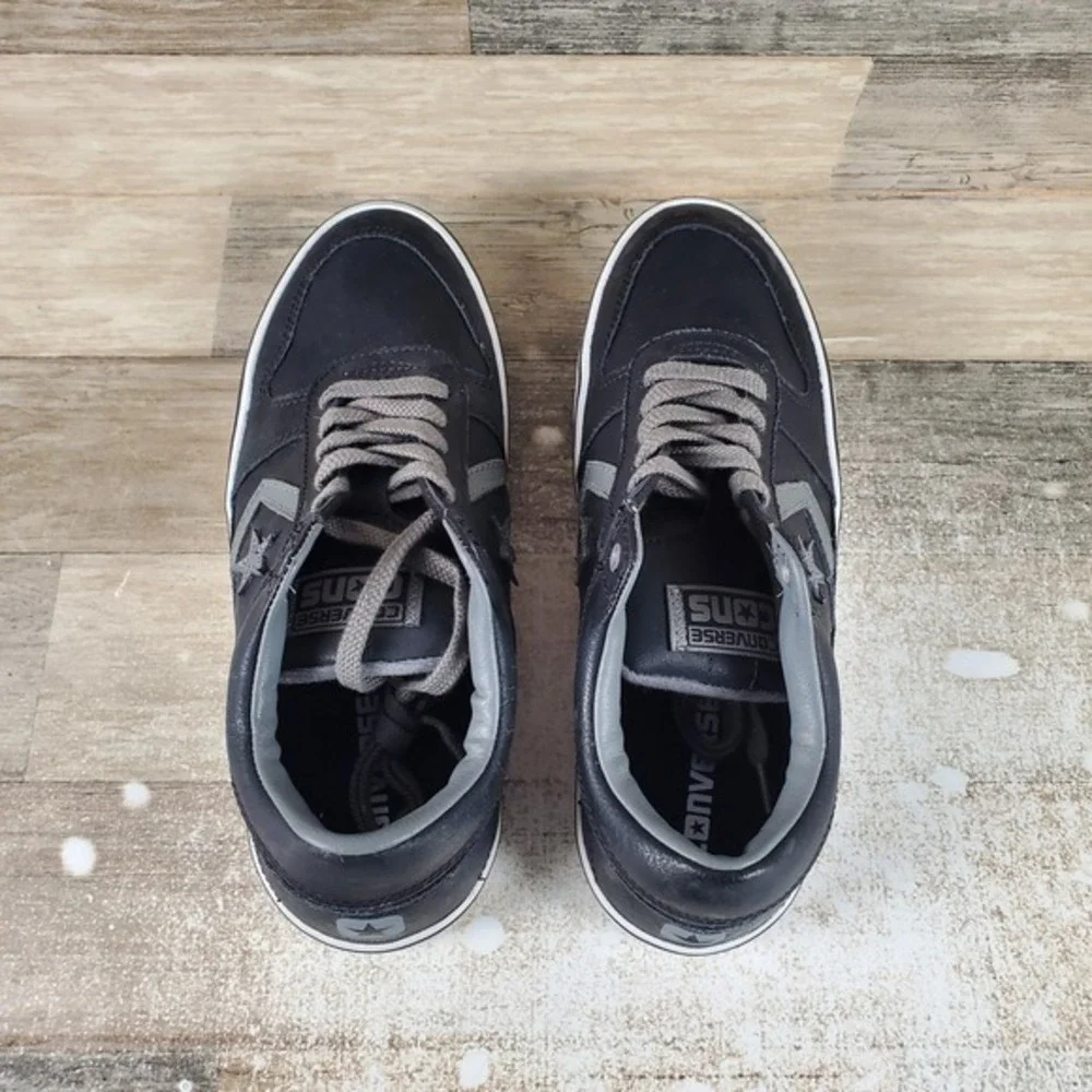 Converse All Star Downtown OX Mens Shoes‎ Sz 8.5 Black Lace Up Sneakers